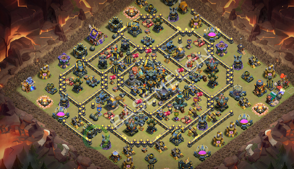 Town Hall Level 17 War Base Design 2026, Anti 2 Stars, Anti Air, Layout #3818