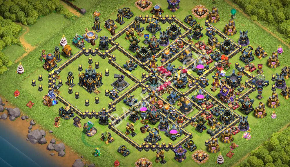 Town Hall Level 17 Trophy/Defense Base Design 2026, Anti Everything, Legend League, Layout #3820