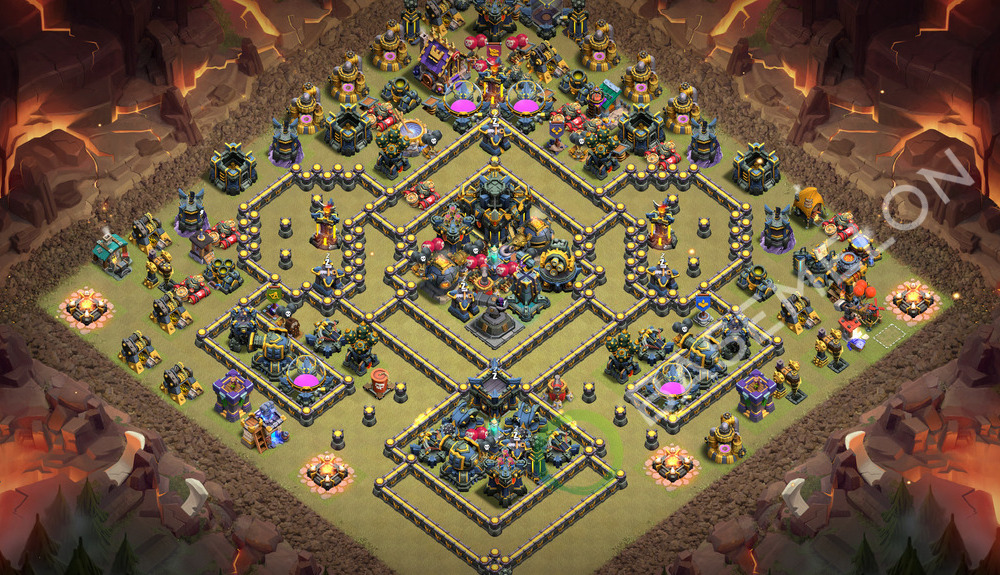 Town Hall Level 17 War Base Design 2026, Anti 3 Stars, Legend League, Layout #3866