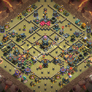 Town Hall Level 17 War Base Design 2026, Anti 3 Stars, Layout #3887