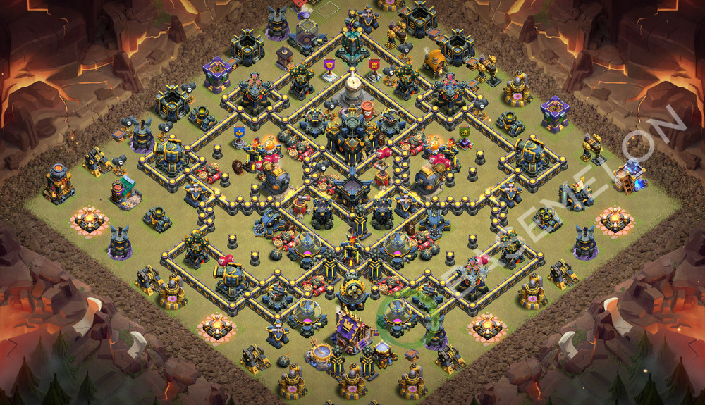 Town Hall Level 17 War Base Design 2026, Anti 3 Stars, Anti Everything, Layout #3894
