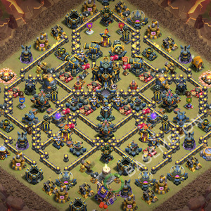 Town Hall Level 17 War Base Design 2026, Anti 3 Stars, Anti Everything, Layout #989
