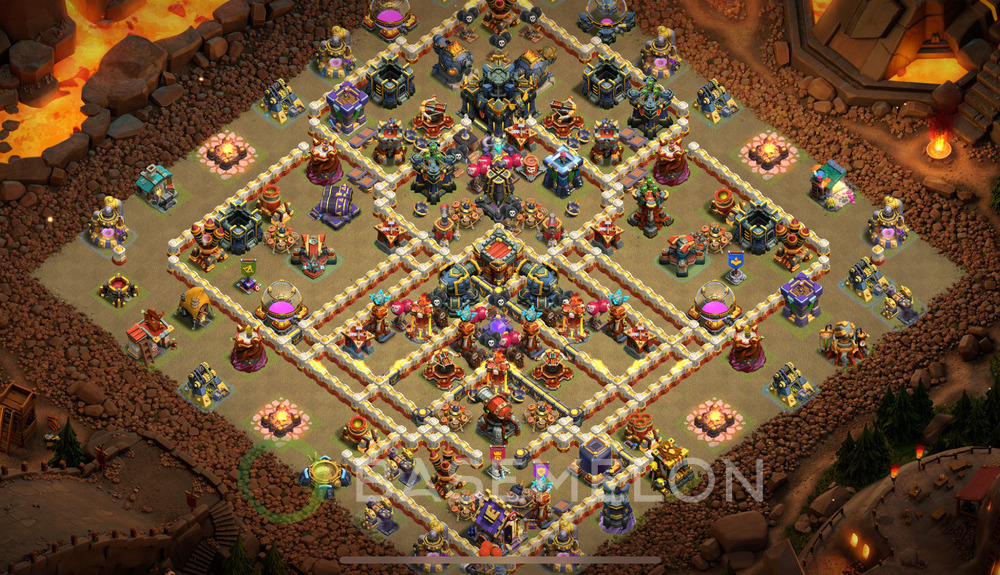 Town Hall Level 17 War Base Design 2024, Anti Everything, Layout #990