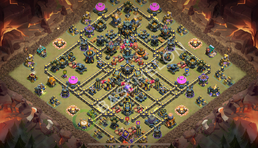 Aldea del Ayuntamiento Nivel 17 para Guerra, Anti Todo Diseño 2025, #990