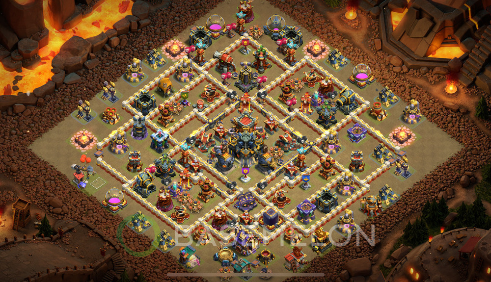 Town Hall Level 17 War Base Design 2024, Anti 2 Stars, Anti Air, Layout #991