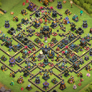 Town Hall Level 17 Trophy/Defense Base Design 2026, Layout #992