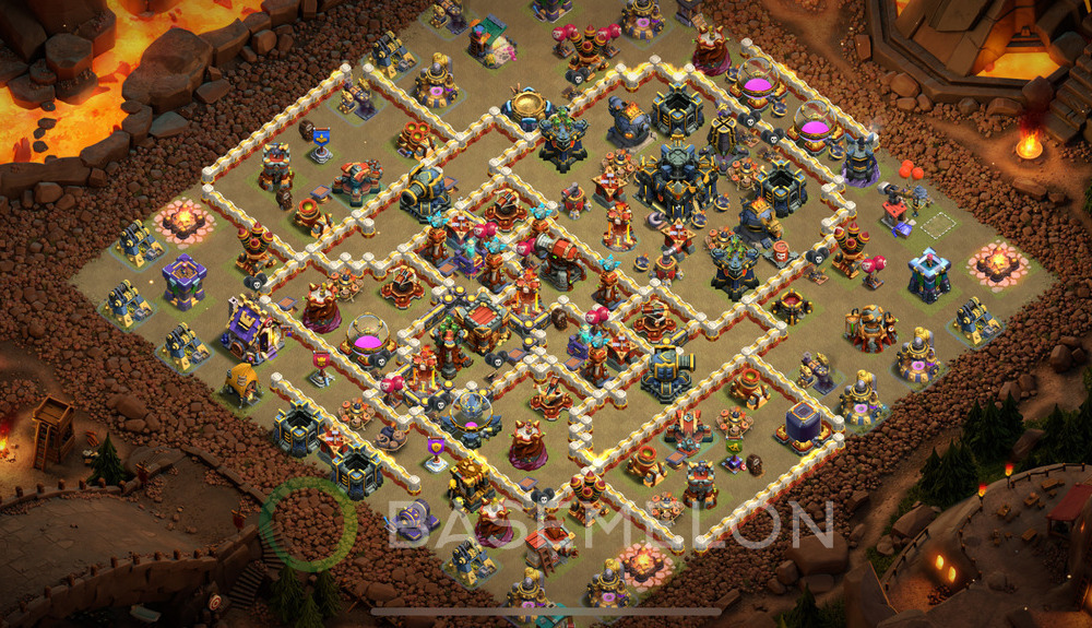 Town Hall Level 17 War Base Design 2024, Anti 3 Stars, Layout #993