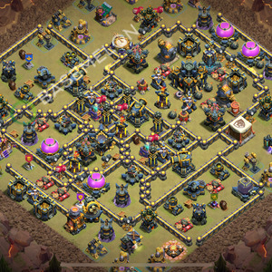 Aldea del Ayuntamiento Nivel 17 para Guerra, Anti 3 Estrellas Diseño 2025, #993