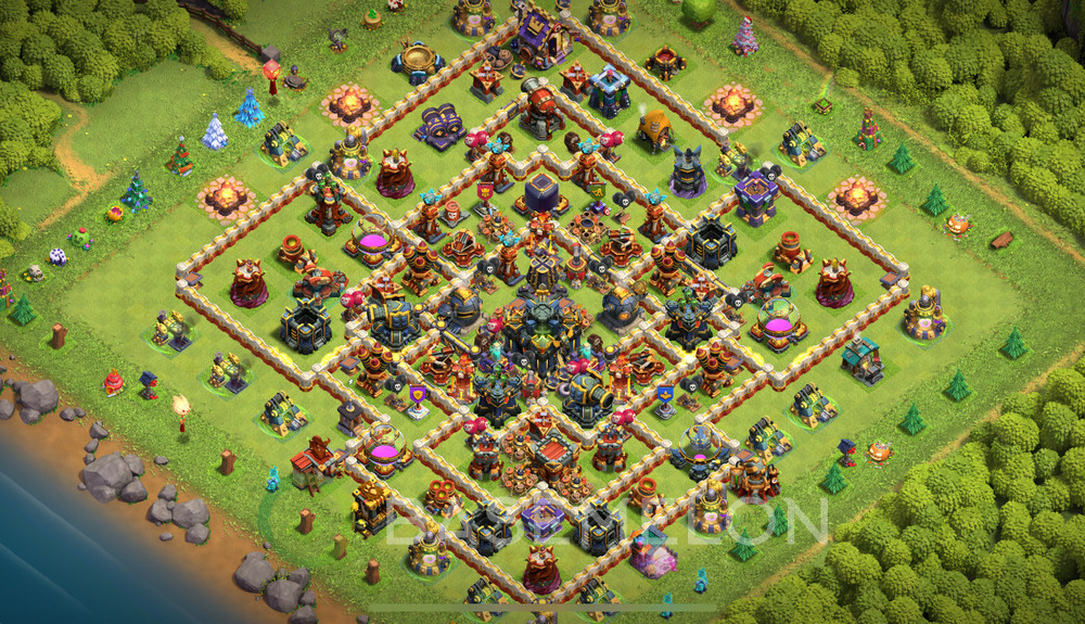 Town Hall Level 17 Trophy/Defense Base Design 2024, Anti 2 Stars, Legend League, Layout #996