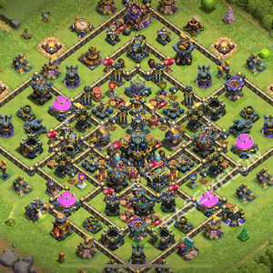 Aldea del Ayuntamiento Nivel 17 para Defensa, Anti 2 Estrellas, Liga Leyenda Diseño 2025, #996