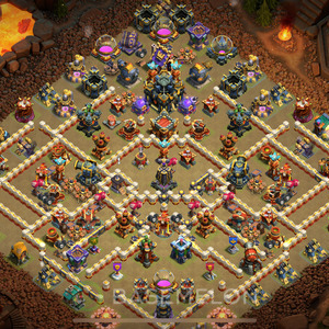 Town Hall Level 17 War Base Design 2025, Layout #997