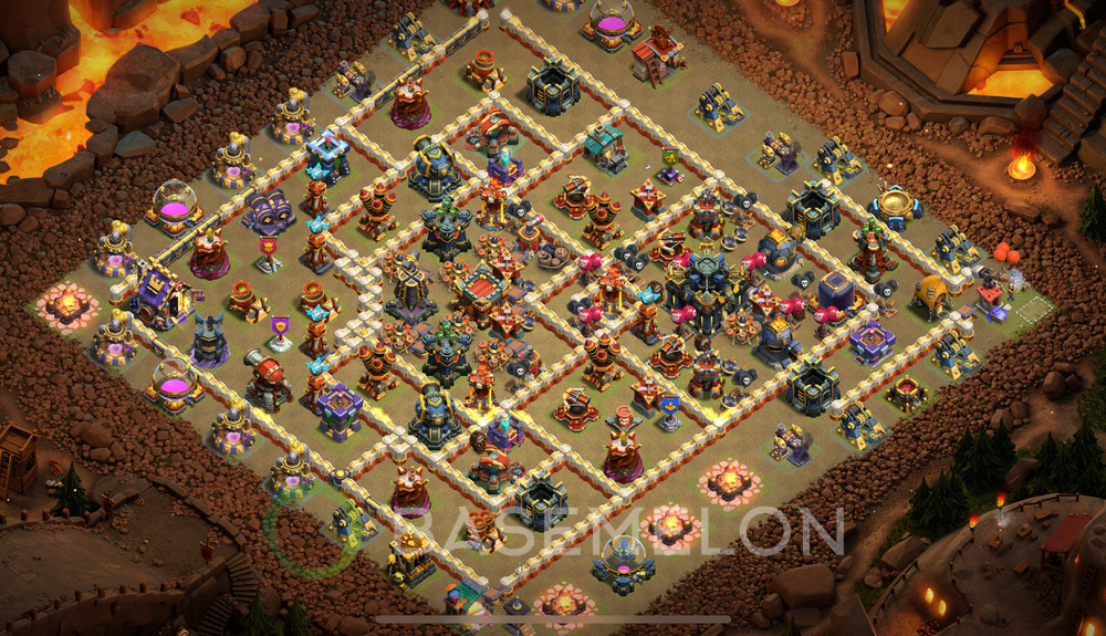 Town Hall Level 17 War Base Design 2024, Anti Air, Layout #999