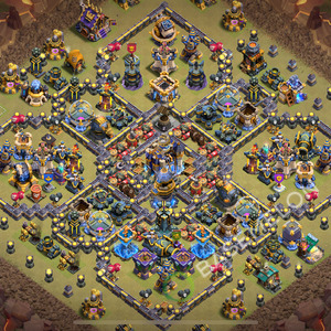 Town Hall Level 18 War Base Design 2025, Anti Everything, Layout #2203