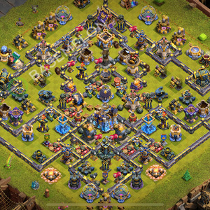Town Hall Level 18 Trophy/Defense Base Design 2025, Anti Everything, Legend League, Layout #2204
