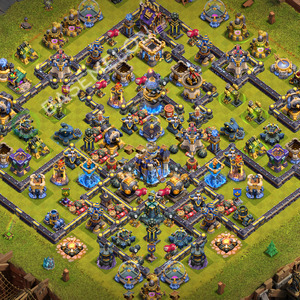 Town Hall Level 18 Trophy/Defense Base Design 2026, Anti Everything, Legend League, Layout #2204