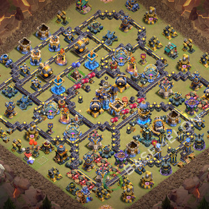Town Hall Level 18 War Base Design 2026, Anti 3 Stars, Layout #2205
