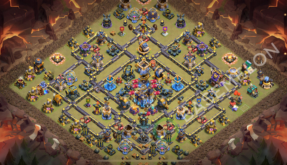 Town Hall Level 18 War Base Design 2025, Anti 2 Stars, Legend League, Layout #2210