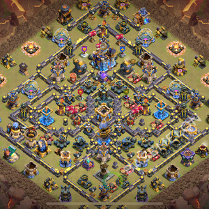Town Hall Level 18 War Base Design 2025, Anti Everything, Layout #2211