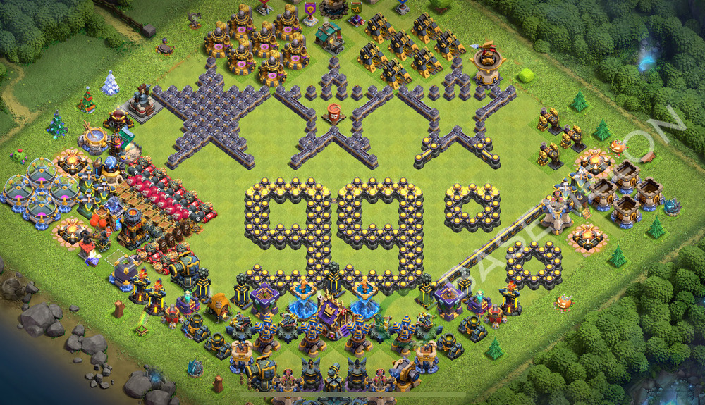 Town Hall Level 18 Progress Base Design 2025, Layout #2219