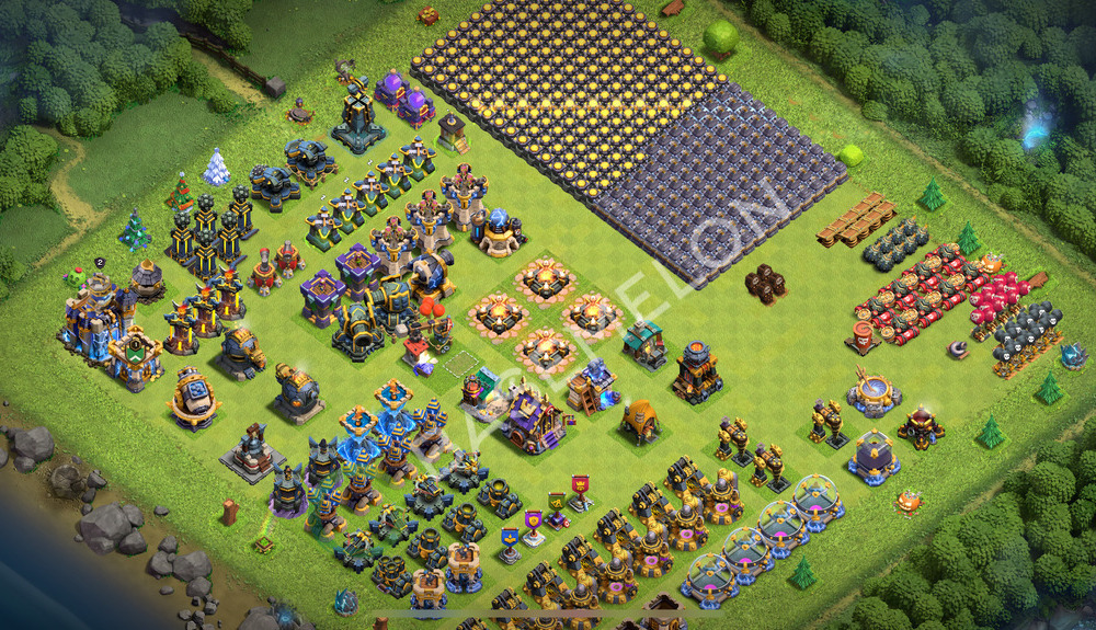 Town Hall Level 18 Progress Base Design 2025, Layout #2220