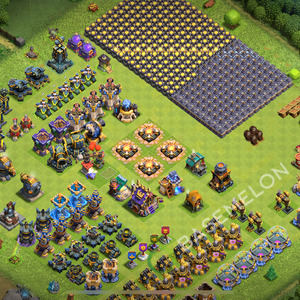 Town Hall Level 18 Progress Base Design 2025, Layout #2220