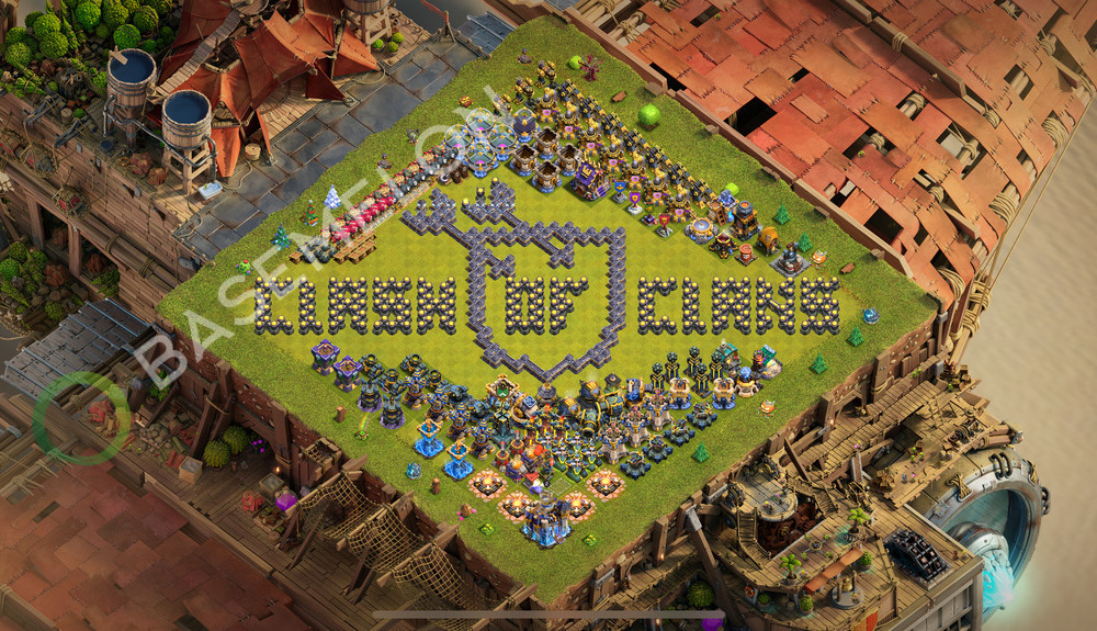 Town Hall Level 18 Progress Base Design 2025, Layout #2221