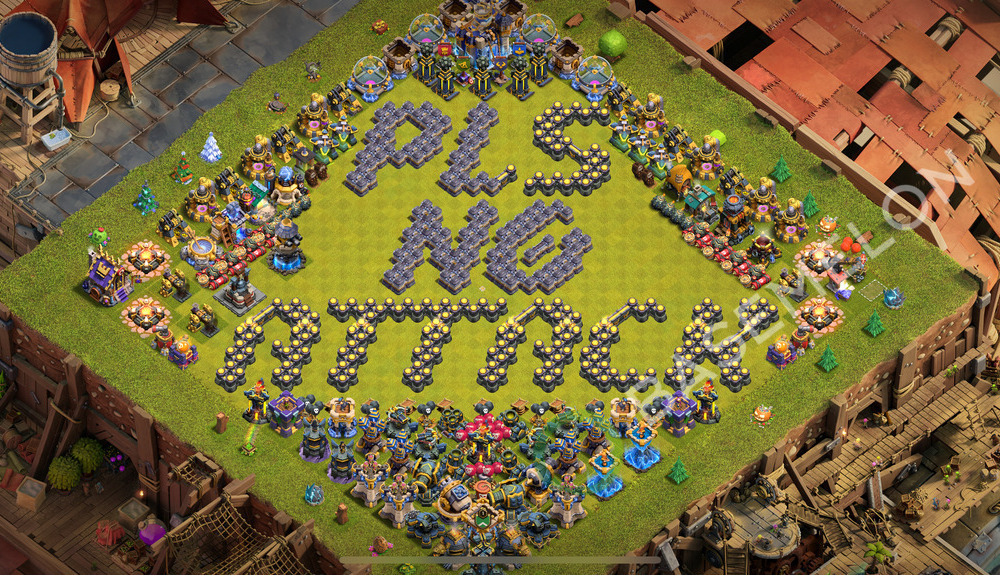 Town Hall Level 18 Progress Base Design 2025, Layout #2222