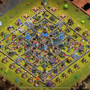 Town Hall Level 18 Trophy/Defense Base Design 2025, Hybrid, Layout #2226