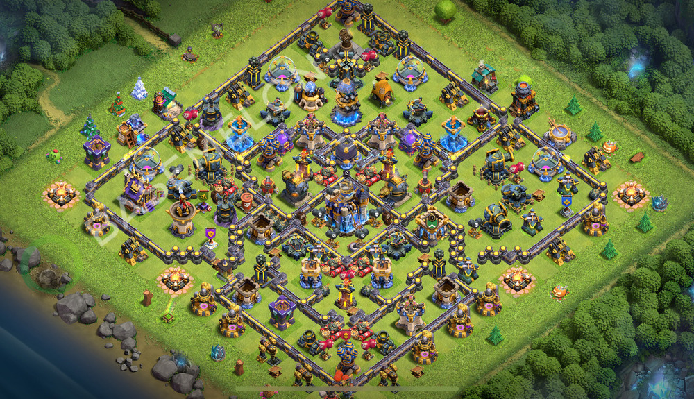 Town Hall Level 18 Trophy/Defense Base Design 2025, Anti 2 Stars, Legend League, Layout #2228