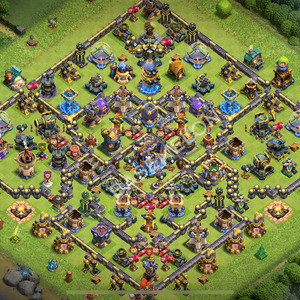 Town Hall Level 18 Trophy/Defense Base Design 2025, Anti 2 Stars, Legend League, Layout #2228