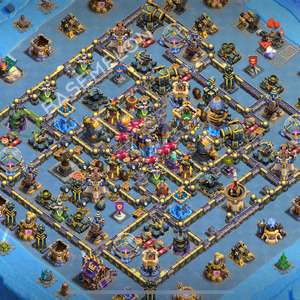 Town Hall Level 18 Trophy/Defense Base Design 2025, Anti 3 Stars, Layout #2230