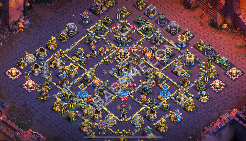 Town Hall Level 18 War Base Design 2025, Anti 2 Stars, Anti Everything, Layout #2231