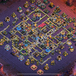 Town Hall Level 18 War Base Design 2025, Anti 3 Stars, Anti Everything, Layout #2233