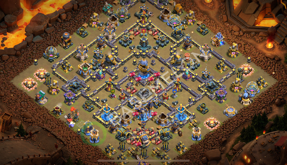 Town Hall Level 18 War Base Design 2025, Anti 3 Stars, Anti Everything, Layout #2234