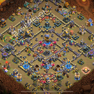 Town Hall Level 18 War Base Design 2025, Anti 3 Stars, Anti Everything, Layout #2234
