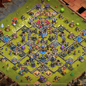 Town Hall Level 18 Trophy/Defense Base Design 2026, Anti Air, Hybrid, Layout #2451