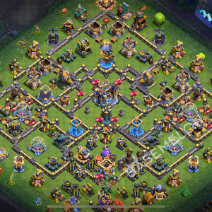 Town Hall Level 18 Trophy/Defense Base Design 2026, Anti 3 Stars, Anti Everything, Layout #2559