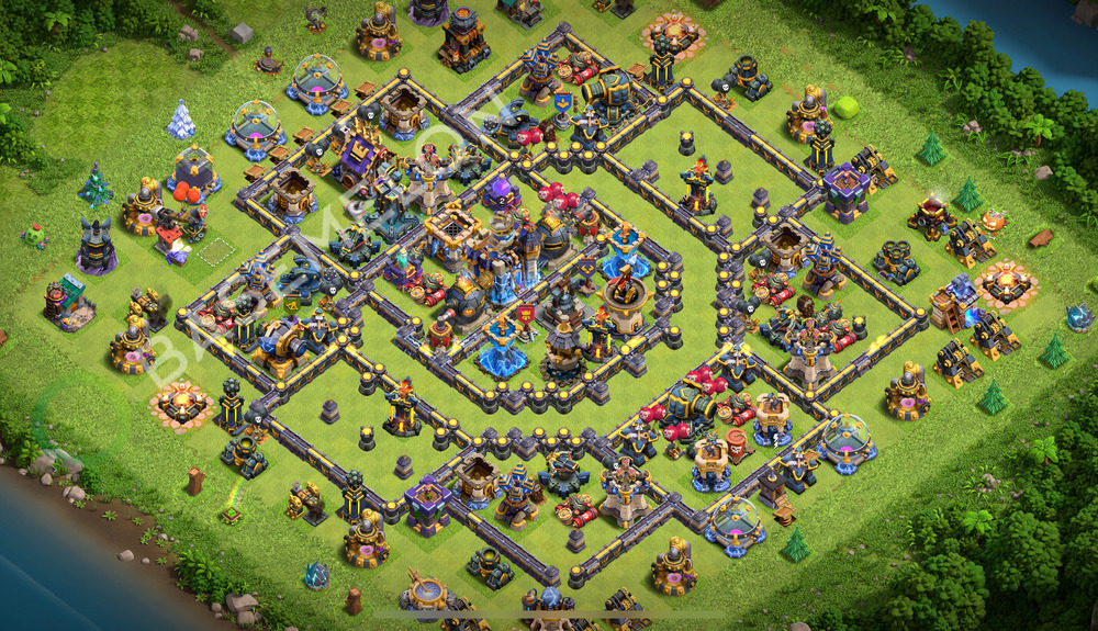 Town Hall Level 18 Trophy/Defense Base Design 2026, Anti 2 Stars, Legend League, Layout #2602