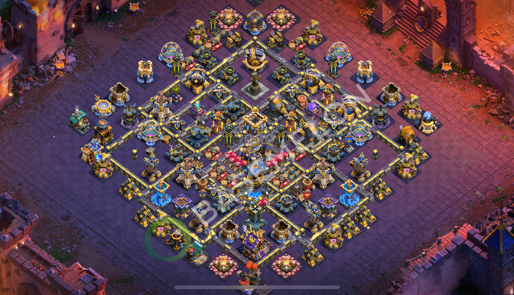 Hôtel de Ville Level 18 Guerre GDC Base  2026, Anti Tout, Village #2648