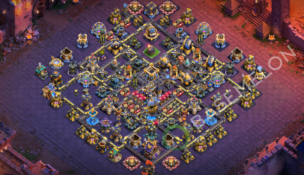 Aldea del Ayuntamiento Nivel 18 para Guerra, Anti Todo Diseño 2026, #2648