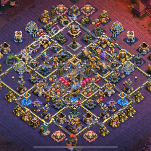 Hôtel de Ville Level 18 Guerre GDC Base  2026, Anti Tout, Village #2648