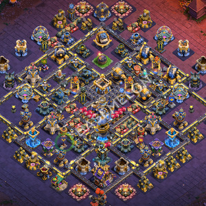 Town Hall Level 18 War Base Design 2026, Anti Everything, Layout #2648