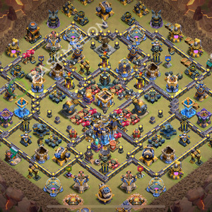 Hôtel de Ville Level 18 Guerre GDC Base  2026, Anti 2 Étoiles, Anti Tout, Village #2660