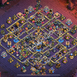 Rathaus Level 18 Krieg Base 2026, Anti 2 Sterne, Anti Air, Layout #2676