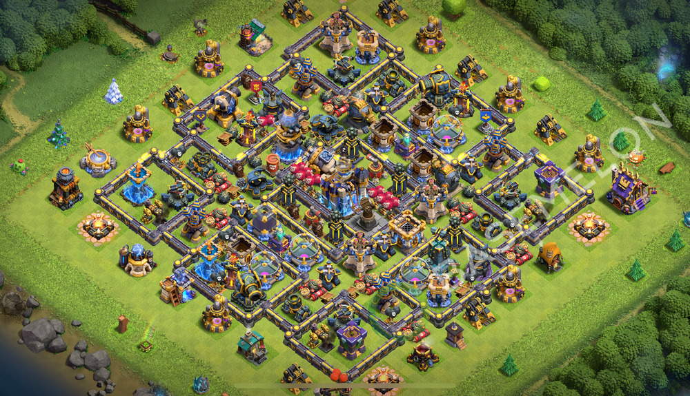 Rathaus Level 18 Farmen Base 2026, Anti Alles, Layout #2694