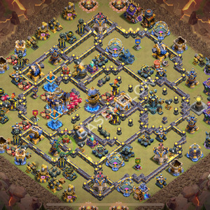 Town Hall Level 18 War Base Design 2026, Anti 2 Stars, Layout #2750