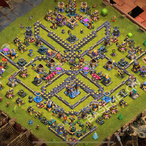 Hôtel de Ville Level 18 Trophées/Défense Base  2026, Village #2881