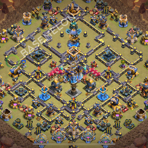 Hôtel de Ville Level 18 Guerre GDC Base  2026, Anti 3 Étoiles, Village #2890