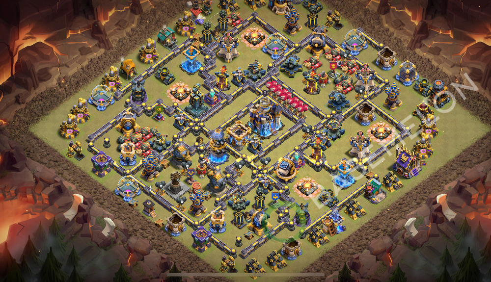 Rathaus Level 18 Krieg Base 2026, Layout #3009