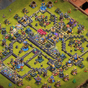 Rathaus Level 18 Verteidigung Base 2026, Anti 3 Sterne, Layout #3012